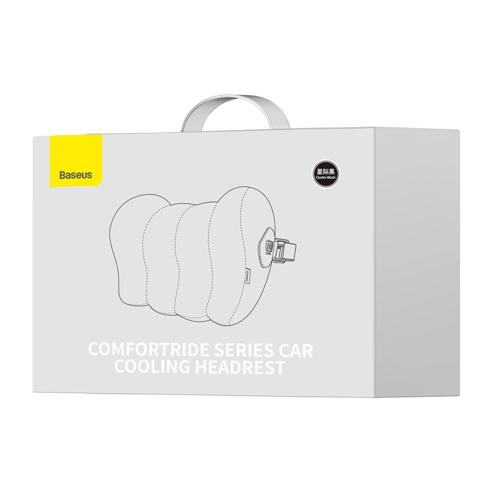Подушка подголовник Baseus ComfortRide Series Car Cooling Headrest Cluster Black Киев - изображение 2