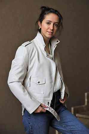 Куртка косуха женская весна/осень Белый 46 Харьков