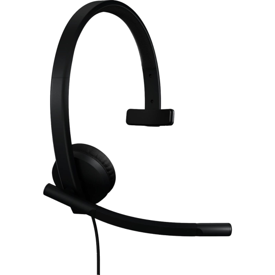 Гарнітура Logitech H570e Corded Mono BLACK-USB-A (981-001426) (7095236) Київ
