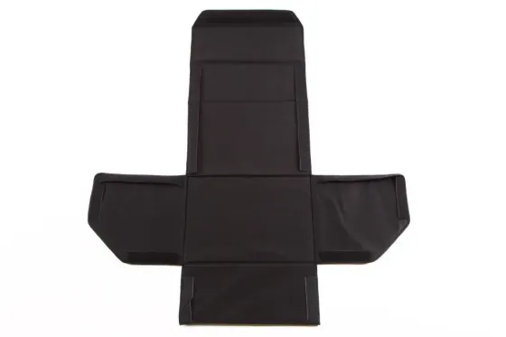 Сумка в багажник на липучках кожзам 40*30*30 см АвтоКомфорт черный/красная нить Винница