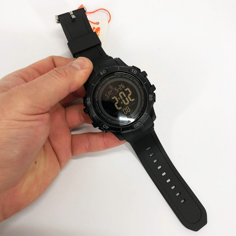 Чоловічі годинники з пластиковим ремінцем SKMEI 1475BK BLACK, Годинники військової тематики CD-46 Івано-Франківськ - фото 8
