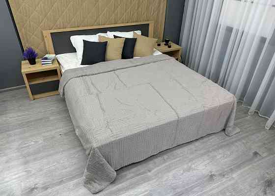 Плед-покривало Преміум 220х240 см (+-5см) Світло-сірий (87-224) Київ