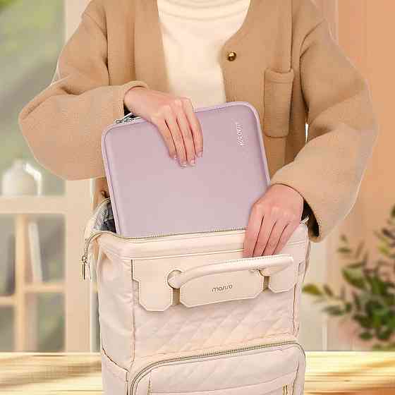 Чохол для ноутбука Mosiso Laptop Sleeve Neoprene baby pink 11" 31x23x2 см водонепроникний флісовий тонкий Київ