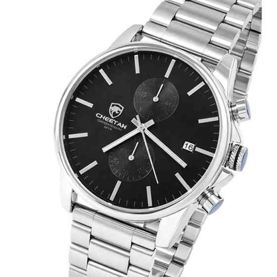 Наручний чоловічий годинник-хронограф CHEETAH CH1604 Monaco Silverline Луцьк