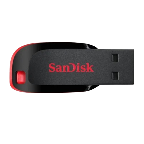 Флешка 16Гб USB 2.0 чорний/червоний Cruzer Blade SanDisk Житомир - фото 1