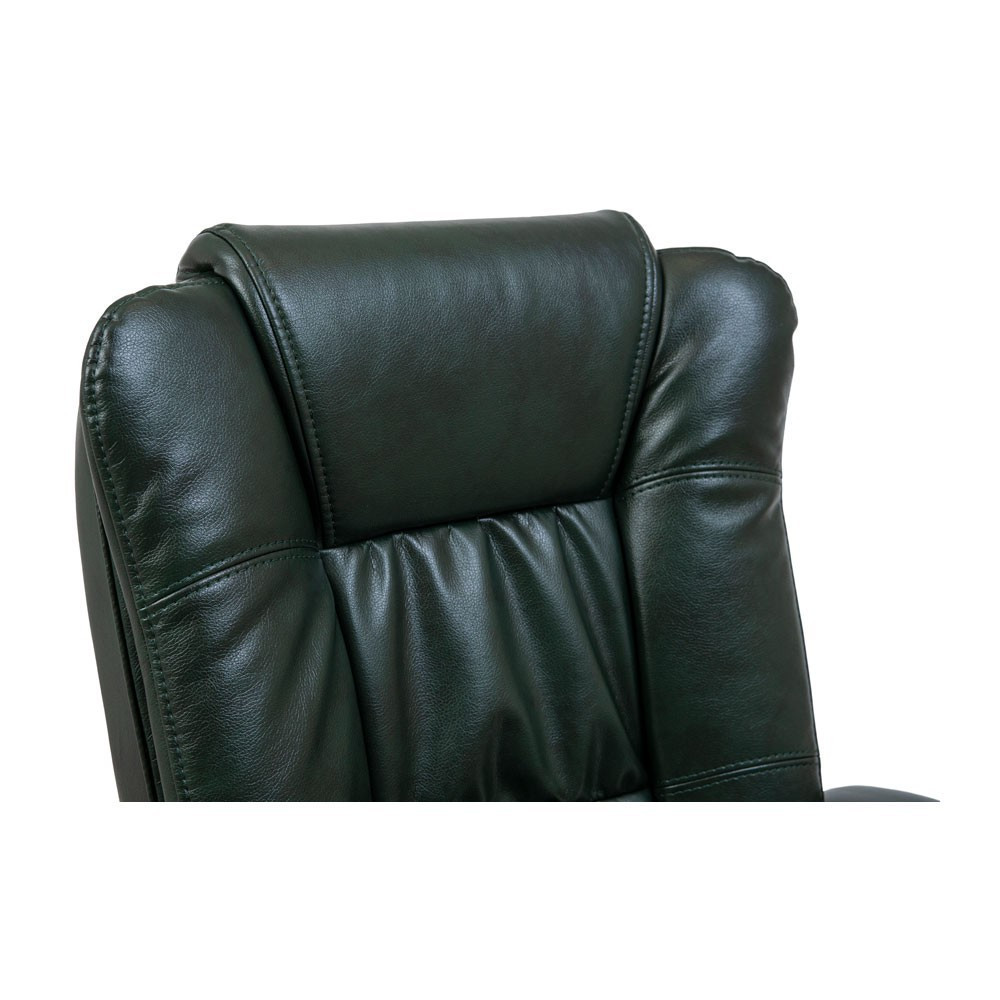 Офисное кресло руководителя Richman California Хром M1 Tilt Темно-зеленый Днепр - изображение 5