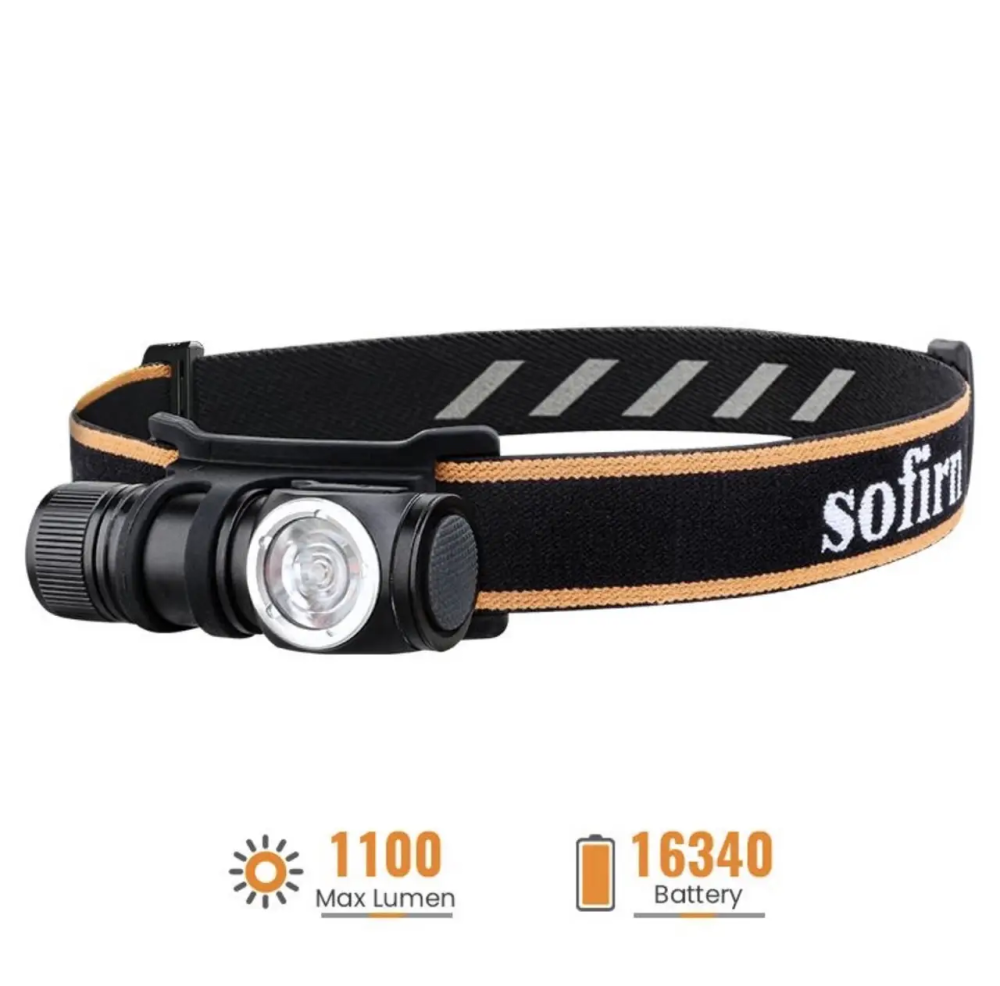 Налобний ліхтар Sofirn HS10 4000K 1100 лм Type-C (8 режимів) Вінниця - фото 8
