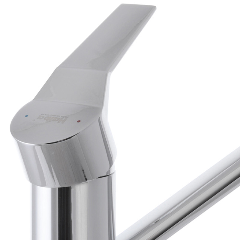 Смеситель для умывальника Haiba Zeon 555 с изливом 15 см (HB0414) Харьков - изображение 3