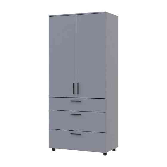 Шафа для одягу Doros Торн Сірий 2 ДСП/3Ш (полиці) 90х51.6х200 (DRS-012024) Дніпро