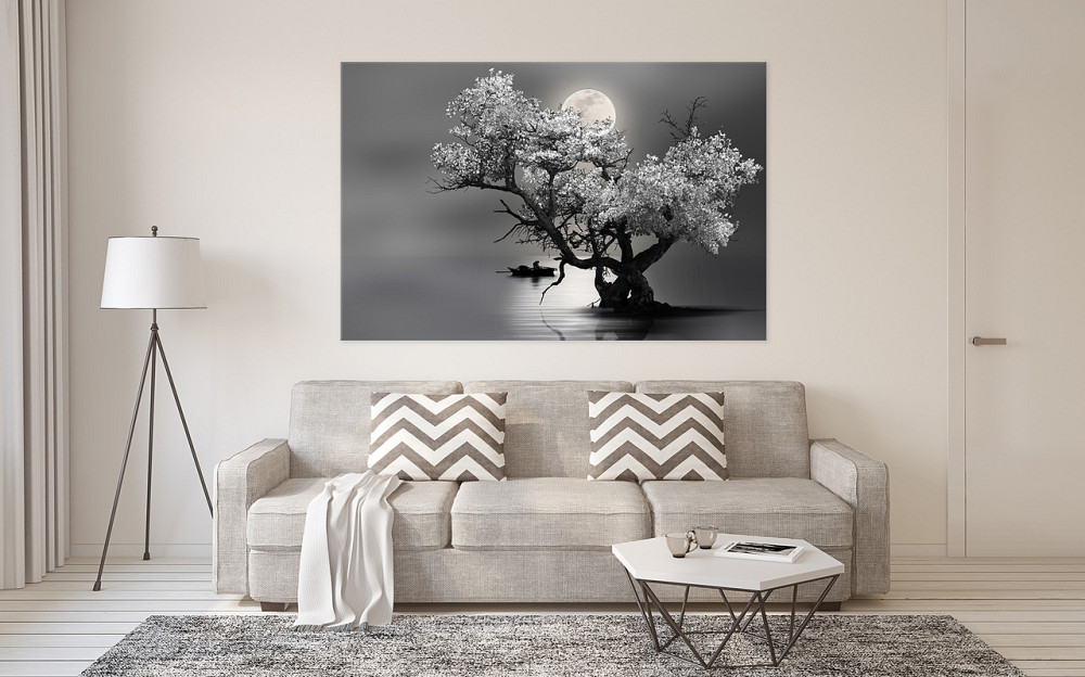 Картина холст в гостиную / спальню  Дерево в місяці   MLP_23 Киев - изображение 2