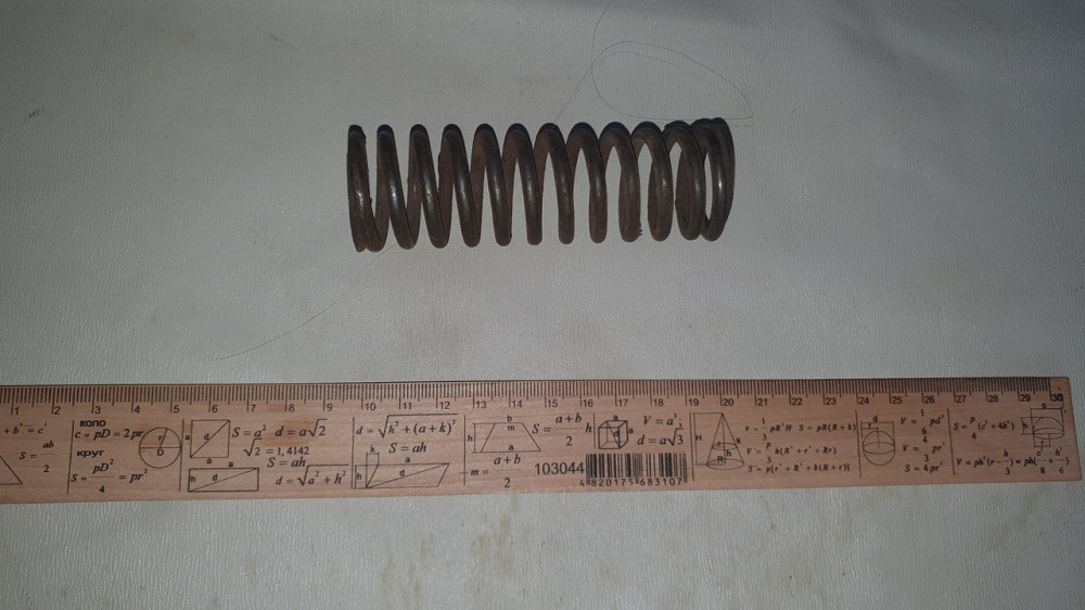 Пружина сжатия 32.5х101х4.1 мм. СССР. Харьков - изображение 1