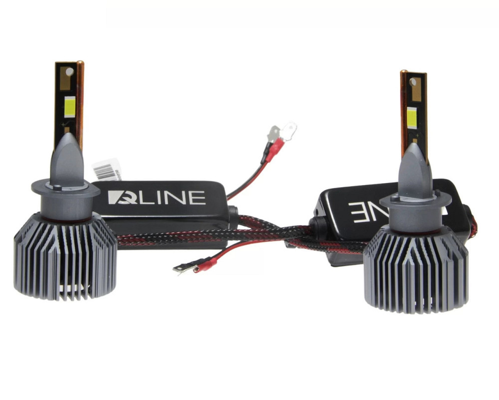 Комплект светодиодных ламп QLine Ultra +200% H1 55W 6000K 12V (2 шт) Харьков - изображение 2
