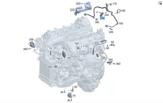 Mercedes-Benz  A2761509073 Утримувач кріплення проводу датчика детонації C-Class Cabrio A205 C-Class Estate S205 C-Class Coupe С205 C-Class W205 GLC X Одеса