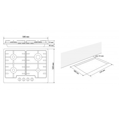 Варочна поверхня Eleyus GRACIA 60 IS EF Вінниця - фото 7