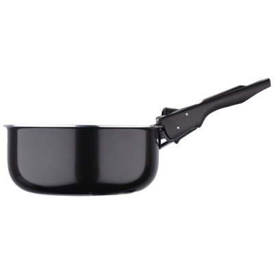 Ківш Bergner Click &amp; cook black, набір зі знімною ручкою 16/18/20 см, 4 предмети (BG-31602-BK) Вінниця - фото 5