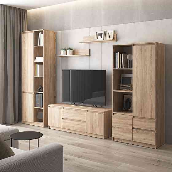 Комплект мебели в гостиную VAYS, шкаф R-26 шкаф R-27 тумба R-28 полки М-22 Дуб Сонома Львов
