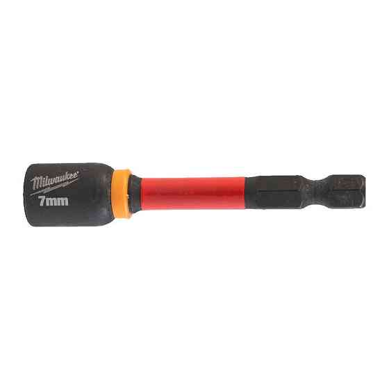 Торцева головка 1/4 дюйма, шестигранна, 7 мм Shockwave, ударостійка Milwaukee 4932492437 Одесса