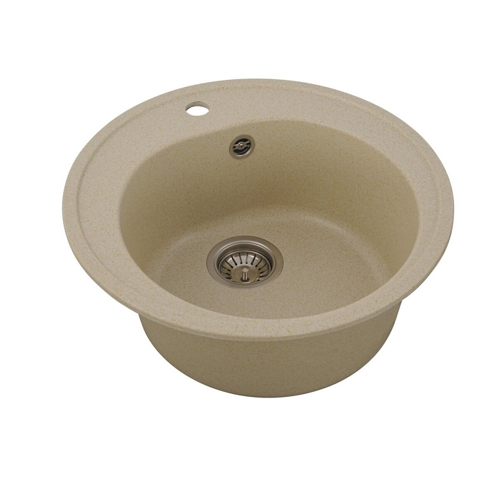 Гранітна мийка для кухні VALESO LUNA 510 матова Пісок Коломыя - изображение 2