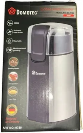 Кофемолка электрическая Domotec MS-7123 300Вт с нержавеющими лезвиями для зерен кофе и специй Киев