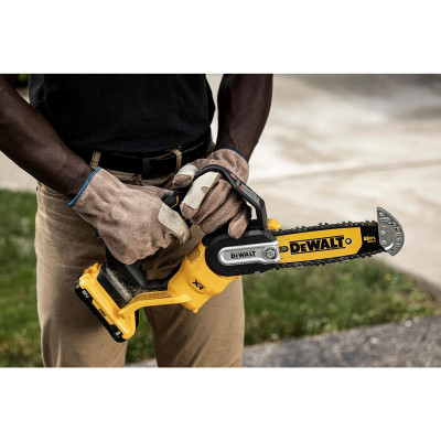 Ланцюгова пила DeWALT міні, 18 XR Li-ion 5Ah, безщіткова, шина 20 см (DCMPS520P1) Вінниця - фото 11