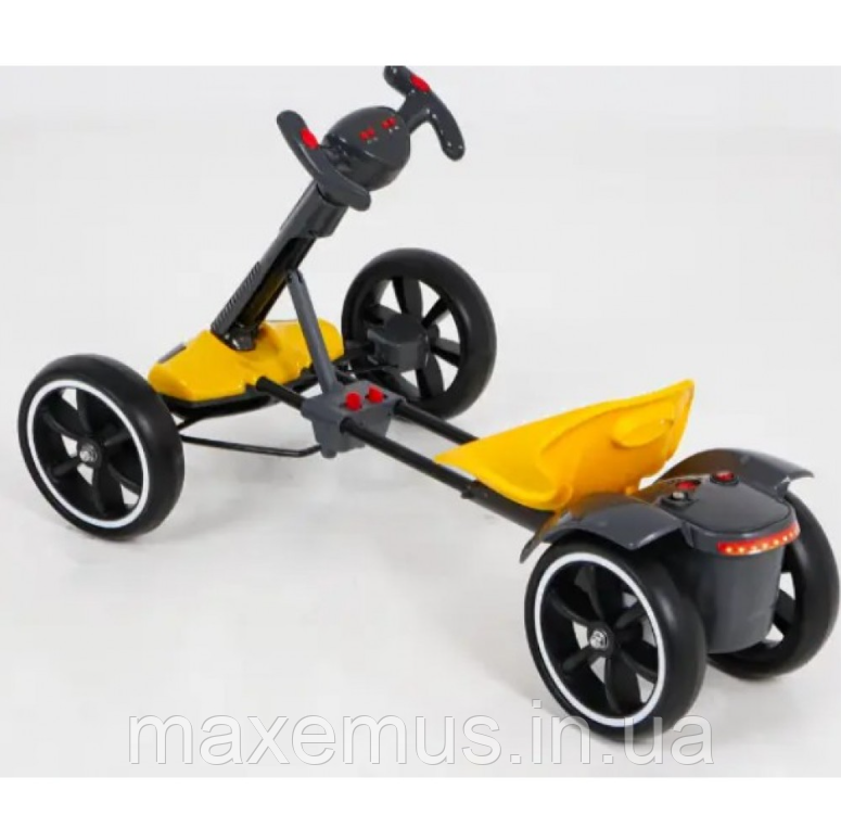 Электрокарт детский Spoko SP V 1 7 (6V, 4.5Ah) с пультом управления карт электрический детский EVA-колеса желтый Мостиска - изображение 10