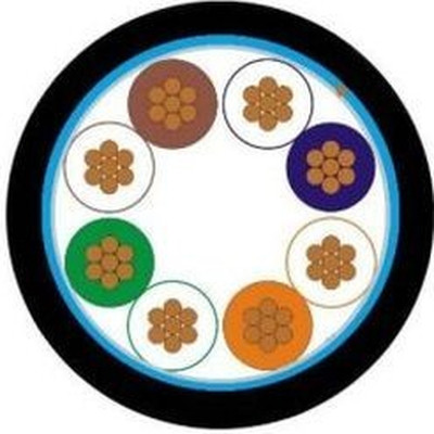 Кабель мережевий OK-Net FTP 305м, cat.5e patch зовнішній (F/UTP-cat.5Е-SL patch) (КГППЕ-ВП (100) 4*2*0,48) Вінниця - фото 2