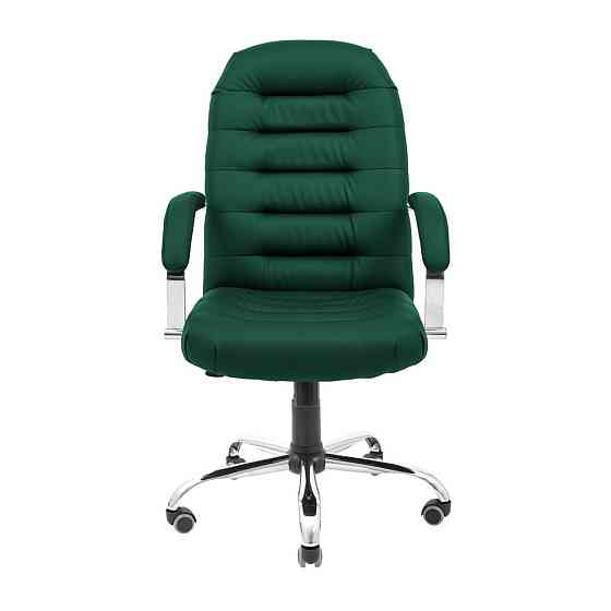 Офісне крісло керівника Richman Tunis Хром M3 Multiblock Зелений Дніпро