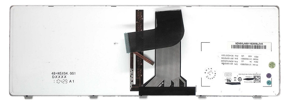 Клавиатура для ноутбука Dell Inspiron (M4040, M4110, M5040, N4050, N4110) Vostro (1540, 3550) с подсветкой (Light), Black, (Black Frame) RU/EN Вінниця - фото 3