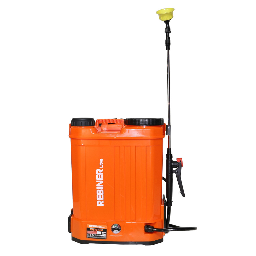 Аккумуляторный опрыскиватель Rebiner RAS-12/20Li (12 л) – мобильность и комфорт в каждом распылении. Львов - изображение 1