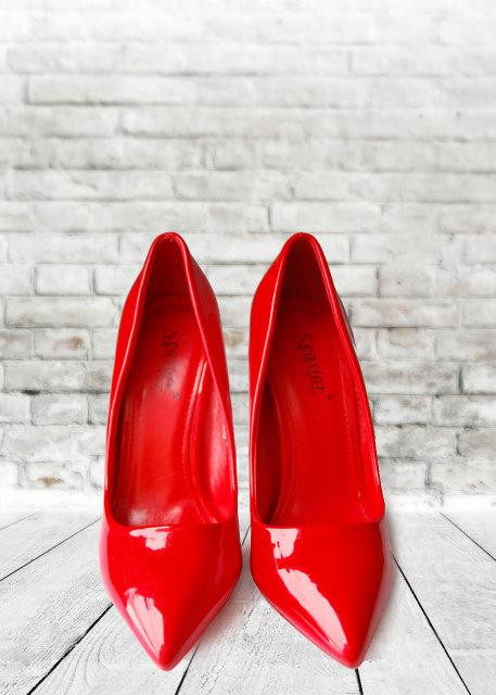 Seastar Туфлі жіночі SEASTAR червоні еко-лак каблук 11см 36р (1898) Коломыя - изображение 7