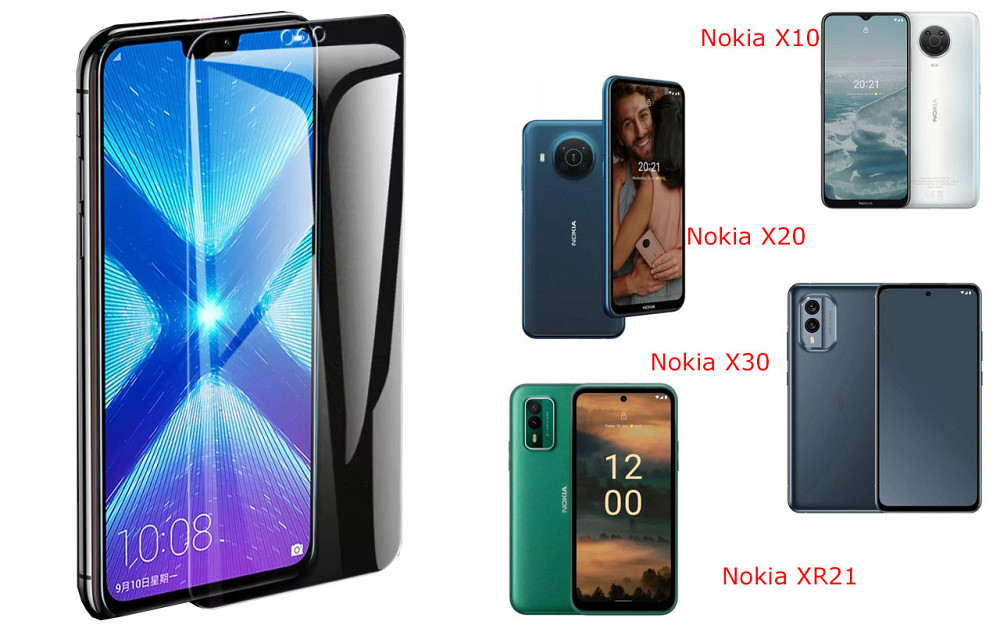 Защитное стекло NeoGlass для Nokia X10, Nokia X20, Nokia X30, Nokia XR21 – ультрапрозрачное и устойчивое Киев - изображение 2