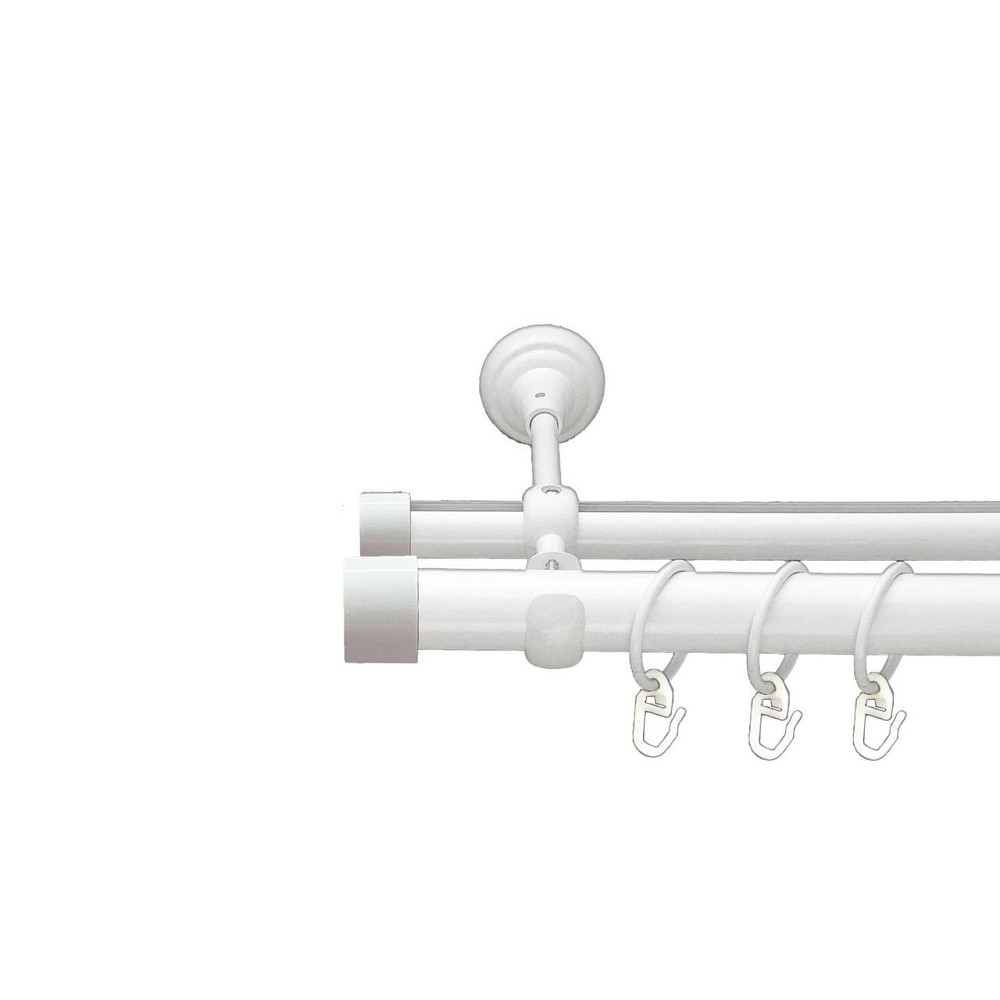 Карниз Orvit Заглушка металевий дворядний опозитний гладка \ профільна труба кільце металеве Арктіс 25\19 мм 240 см (00-00027633) Львів - фото 1