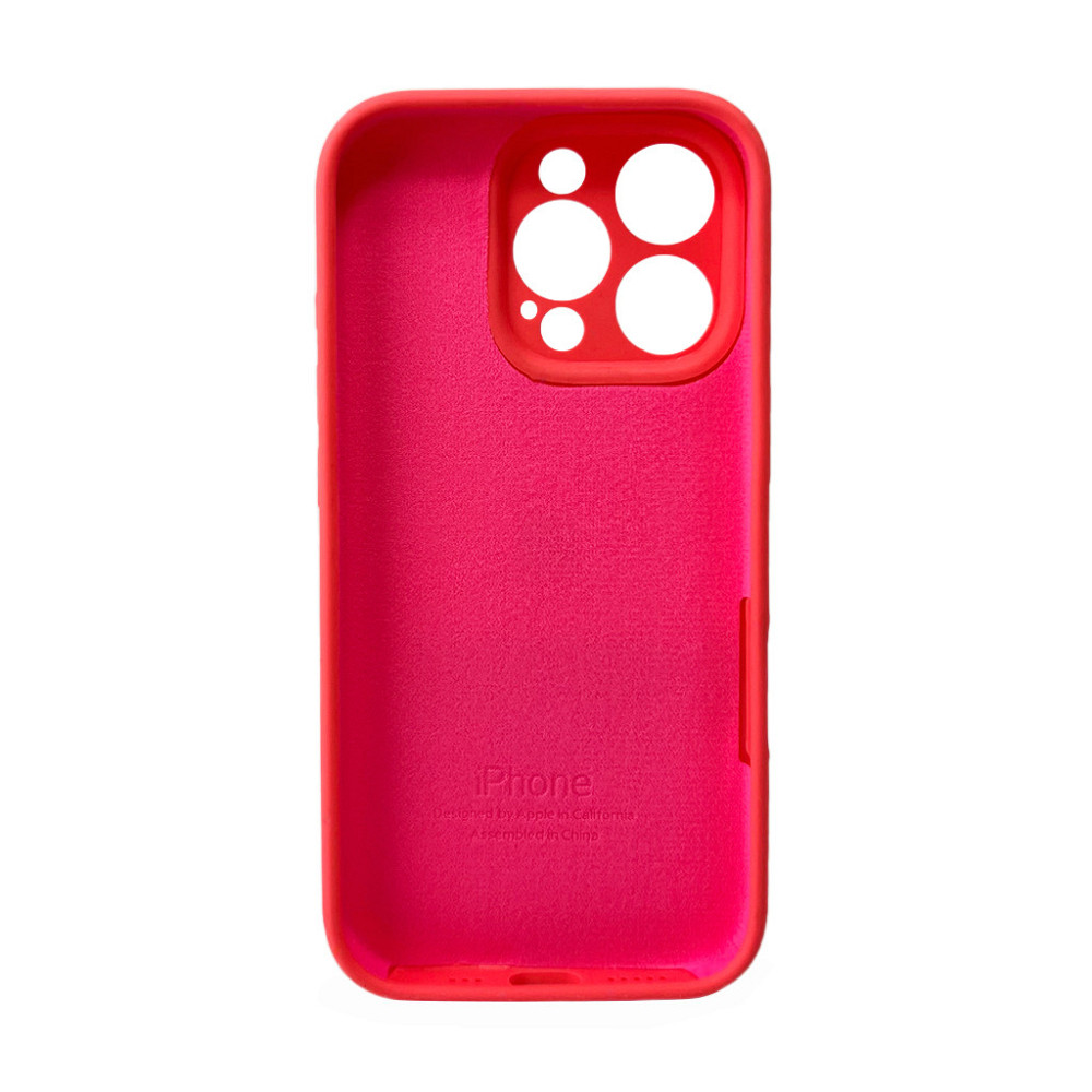 Чохол для смартфона Silicone Full Case AA Camera Protect for Apple iPhone 16 Pro 50,Pink Orange Київ - фото 3