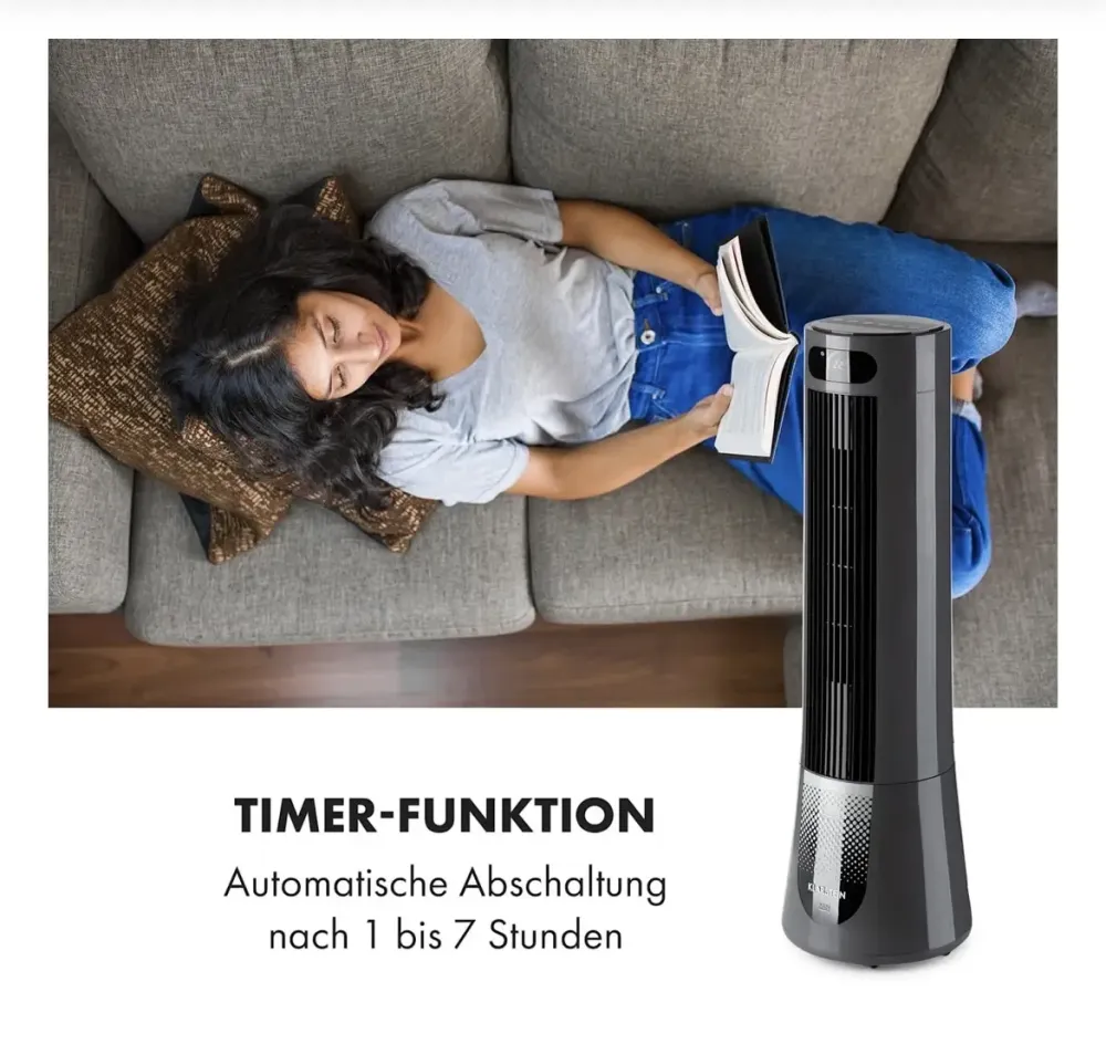 Б/У Мобільний кондиціонер-зволожувач Klarstein Skyscraper Frost 4 в 1 з Німеччини Дніпро - фото 5