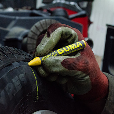 Для Гуми, крейда воскової розмічальний (жовті) GUMA - 2шт Павлоград - фото 3