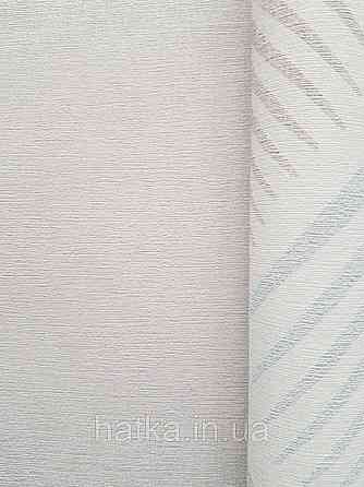 Обои виниловые на флизелине AS creation New-life однотонные светло серые серебристые точки тонкие полоски Киев