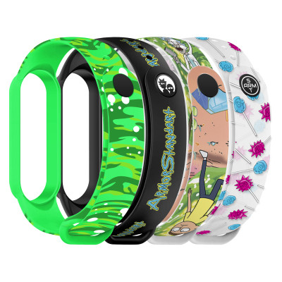 Ремінець до фітнес браслета Armorstandart комплект 4шт Xiaomi Mi Band 7/6/5 RM New (ARM77067) Вінниця - фото 1