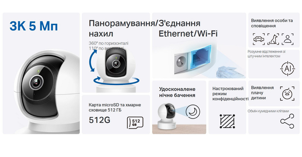 IP-камера TP-Link Tapo C232 ( 23191 ) Харьков - изображение 5