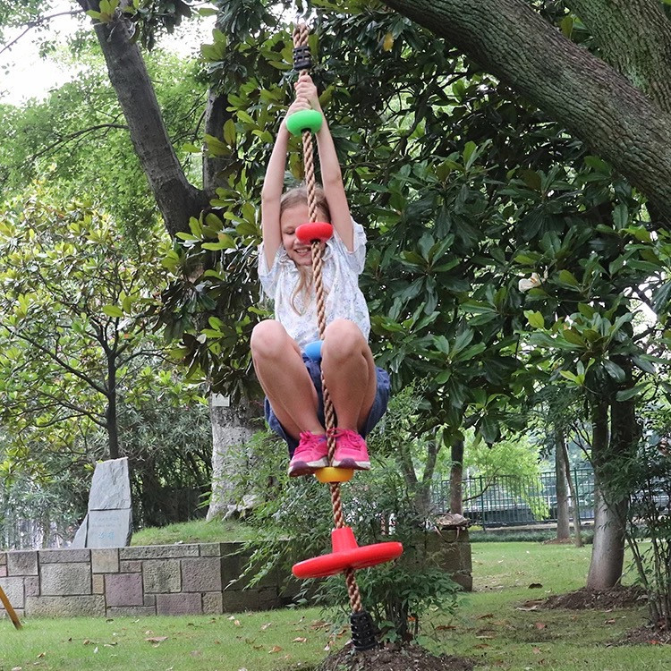 Гойдалки тарзанка на канаті 26 мм з упорами (JF33140) Київ - фото 10