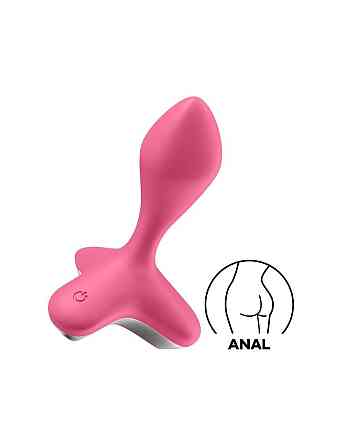 Анальна пробка з вібрацією Satisfyer Game Changer Pink Sex Aura Київ