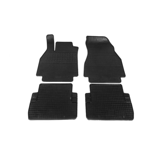 Гумові килимки в салон Renault Megane II (2002-2009), комплект 4 шт. Polytep Чортків