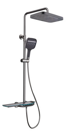 Душова колона з термостатичним змішувачем Mixxus Premium SPACE-009-J Graphite, 3 режими Харків