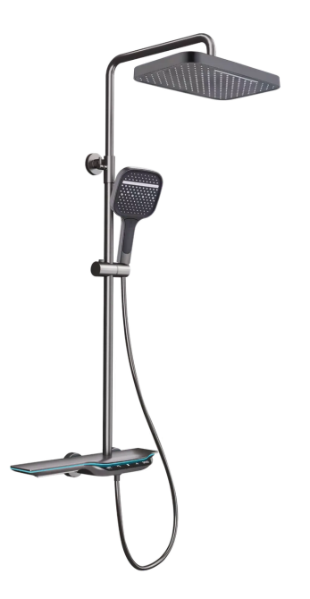Душова колона з термостатичним змішувачем Mixxus Premium SPACE-009-J Graphite, 3 режими Харків - фото 1