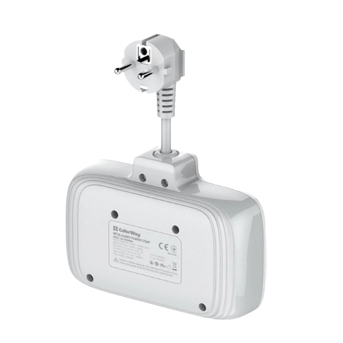 Фільтр мережевий 2 розетки/3USB-A/1Type-C CW-CHE24PDW ColorWay Житомир