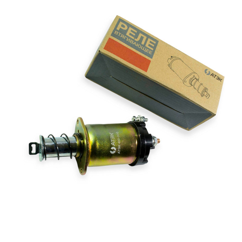 Реле стартера ГАЗ 3302, 2217, 2705, 3110, 31105 (402, 406) редукторний стартер 2 втягуючі отвори Мукачево - фото 1