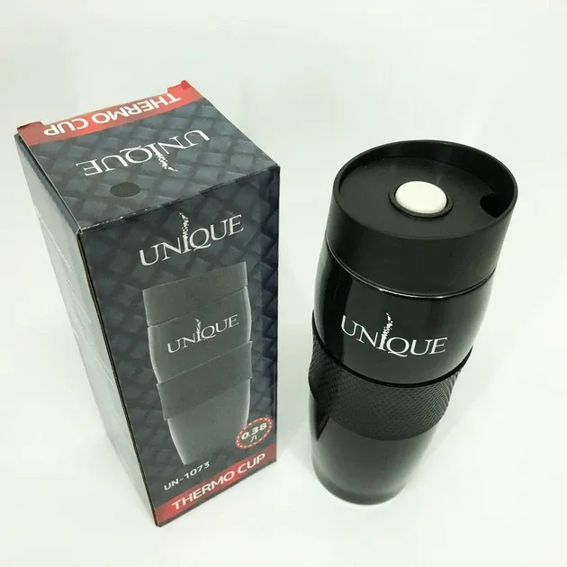 Термокружка UNIQUE UN-1073 380 мл из нержавеющей стали с двойными стенками и герметичной крышкой Одесса - изображение 11