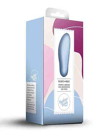 Клиторальный вибратор SugarBoo Blue Bae, работает от батареек (в комплекте) Sex Aura Киев