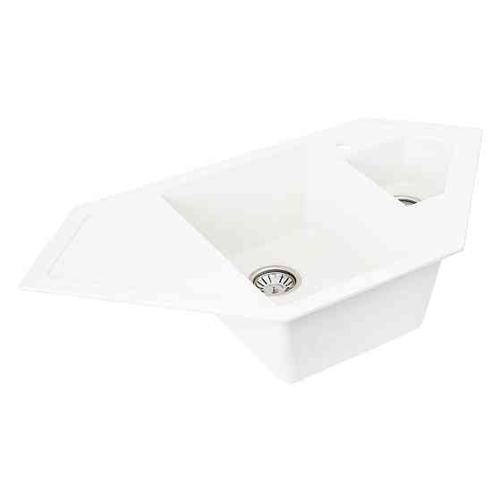 VALESO Гранітна мийка для кухні VALESO 9950 PANDORA матова Білосніжна Киев