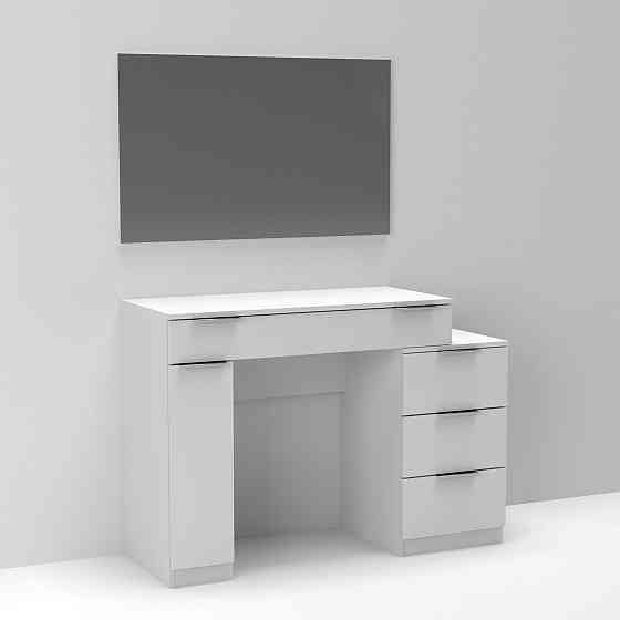 Стол туалетный Трюмо Кристалл, Белый, 1200/452/847 Львов