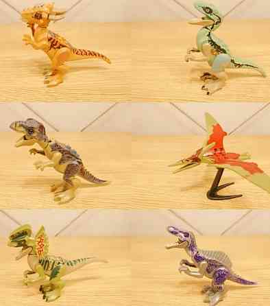 Конструктор Jurassic Park парк динозаврів 12 шт. блоків lego. Харків